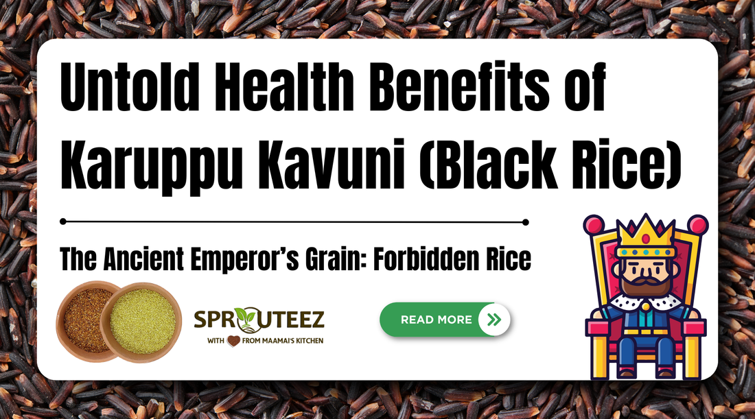 The Ancient Emperor’s Grain: Breaking Down the Science-Backed Health Benefits of Karuppu Kavuni (Black Rice)